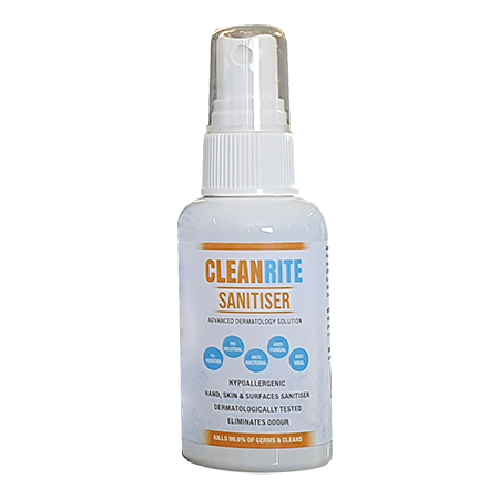 Cleanrite Sanitiser - 60ml Spray Bottle