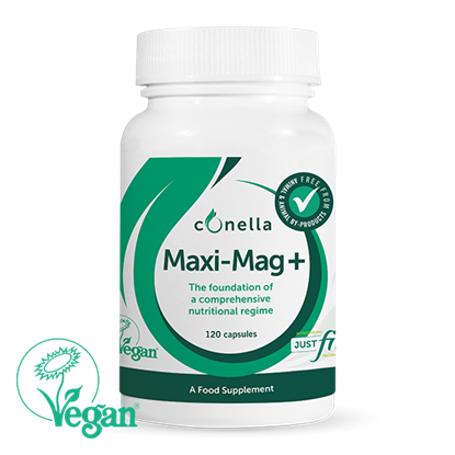 Conella Maxi-Mag Plus vegan magnesium supplement 120 capsules