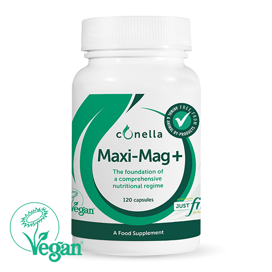 Conella Maxi-Mag Plus vegan magnesium supplement 120 capsules