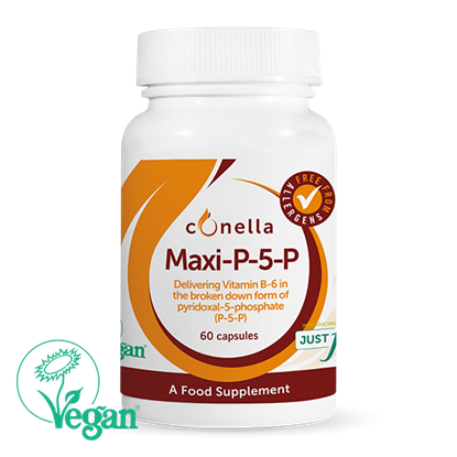 Conella Maxi-P-5-P vegan vitamin B6 supplement 60 capsules