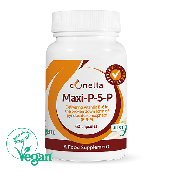 Conella Maxi-P-5-P vegan vitamin B6 supplement 60 capsules