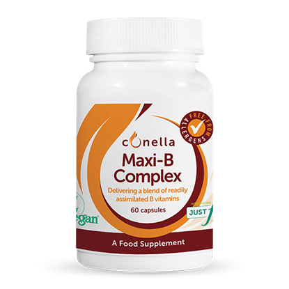 Conella Maxi-B Complex vegan B vitamin supplement 60 capsules