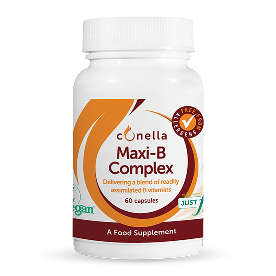 Conella Maxi-B Complex vegan B vitamin supplement 60 capsules