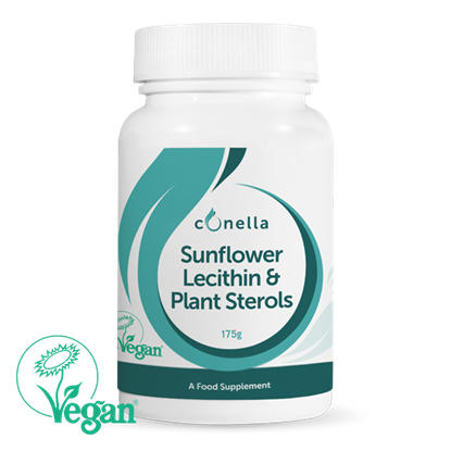 Conella vegan sunflower lecithin and plant sterols powder 175g