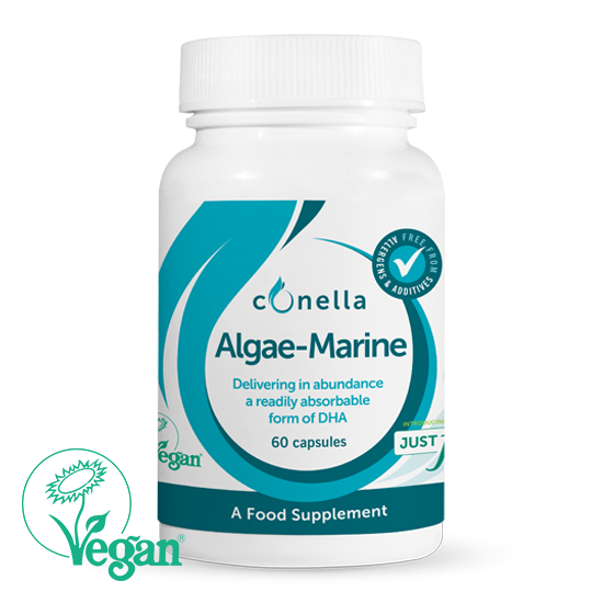 Conella Algae-Marine vegan algae DHA supplement 60 capsules